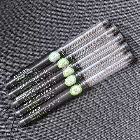 10pcs/lot Heating Wire for 10cm Alien Clapton QUAD MIX Flat twisted 24GA 26GA 28GA A1 Material DIY h