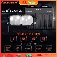 Aozoom EX2, Aozoom EX2 LED Extra Lights 2 Eyes – Compact but Powerful - Lampu LED Kereta