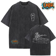UNBR Washed Retro Forward Observation Group Combat Tribe Pulled from the Grave Printed T-shirt
