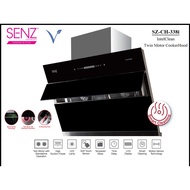 Senz twin motor cooker hood SZ-CH338i intelclean multi hood