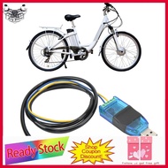 sunnyhousess Tbest USB Programming Cord Electric Bike Programmable Data Cable Baud Rate 115200 for C