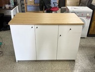 香榭二手家具*IKEA白色4尺 抽屜底櫃-餐櫃-碗盤櫥櫃-廚房櫃-置物櫃-收納櫃-電視櫃-矮櫃-衣櫃-電器櫃-玩具櫃
