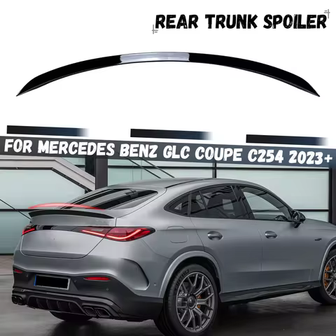 For Mercedes Benz GLC Coupe C254 GLC300 400 AMG 2023 2024 2025 2026 Rear Wing Roof Trunk Spoiler Lip