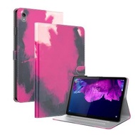 全城熱賣 - 適用於 Lenovo Tab P11 TB-J606F 11英寸 電壓彩繪膚感磁吸插卡支架手機皮套（漿果色）