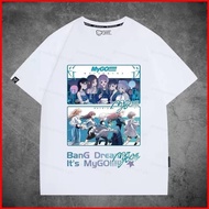 YS BanG Dream Its MyGO Anon Chihaya Soyo Nagasaki Cosplay cloth 3D summer T-shirt Anime Short Sleeve Top