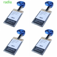 RADIANTZAP Business Card Holder, Adjustable Employee Card ID Card Holder, Employee's Staff Bank Card