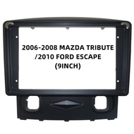 อะแดปเตอร์กรอบรถยนต์ สําหรับ Mazda Tribute 2006-2008 Ford Kuga Escape 2008-2010 Android Radio Dask Kit Fascia