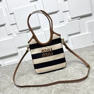 MIUMIU 25ss Show hobo Tote Bag Shoulder Messenger Bag