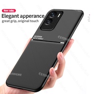 Honor 90 Lite 5G 2023 Car Magnetic Holder Leather Casing for Honor 90 Lite Honor90 90Lite Honor90Lit