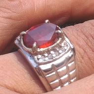 Natural Red Garnet Oval Mix Cut Est Ring Stone. 4 Ct Elegant Rolex Ring