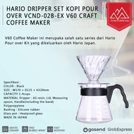 Hario Dripper Pour Over Coffee Set VCND-02B-EX V60 Craft Coffee Maker