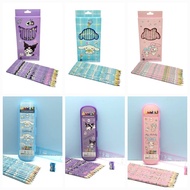 12pcs Sanrio color pencil set student stationery Drawing Coloring Pencil office set colour pencil se
