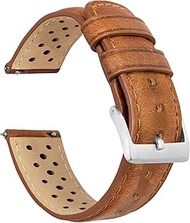 Barton Racing & Rally Horween Leather Straps with Integrated Quick Release Spring Bars - Standard Le