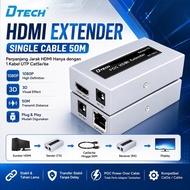 DTECH HDMI EXTENDER VIA UTP LAN CAT5 CAT6 50 Meters FULL HD