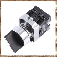 (Y O Q N)22mm Latching 2 NO 3-Position Rotary Selector Select Switch ZB2-BE101C Black