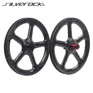 SILVEROCK Carbon 5 Spoke Wheels 20" 1 1/8" 451 16" 1 3/8 349 Disc Brake 11 Speed for JAVA FNHON Minivelo Folding Bike