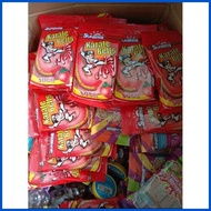 ▪ ❥ ◡ sour belt sunrise karate belt chewy candy cola , jungle string , rainbow color , strawbery fl