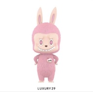Labubu 1000% 粉色毛絨公仔 有塵袋 無盒
