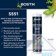 Bostik S551 ROOF N SEAL GUTTER SILICONE 280ML ready stock and send out within 12 hours