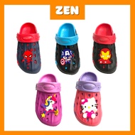 [ZEN] Cartoon 20-29 Clogs I Baby Clog Shoes I Clog Shoes Kids I Clog Baby I Kids Sandals | Kasut Clo