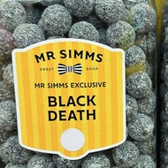 [Ready Stock] Mr Simms Black Death Mega Sour Candy (Repack)