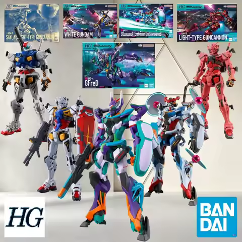 Bandai HG 1/144 RGM-79 Sayla's Light-Type Guncannon RX-78-02 White Gundam HGGQ Limited Reissue Kit, 