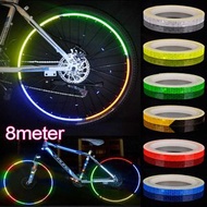 白色 自行車反光貼 山地車反光貼紙 夜路安全單車摩托車車輪 車身貼紙 配件