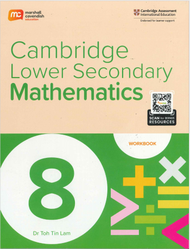 CAMBRIDGE LOWER SECONDARY MATHEMATICS GRADE 8 WORKBOOK + EBOOK (1Y) - 9789815108743-MARSHALL CAVENDI