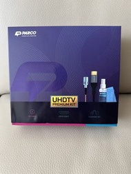 全新 PARCO UHDTV Premium Kit 4K HDMI cable / RF cable Cleaning Kit 包含RF天線、 HDMI 線和清潔套裝。適合用於高清電視。在百老匯買高