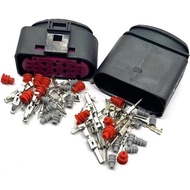 1/14 Pin 1J0973737 1J0973837 Car Headlight Assembly Plug Auto/Connector(Orange)