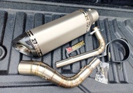 ชุดท่อNMAX155 ปี 2015-2019 ท่อแต่งNmax155+ปลายท่อ AK 14 นิ้ว