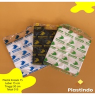 15x30 cm plastic bag, contents 30 sheets, thickness 015 | Black plastic bag | Clear Plastic Bag | Wh