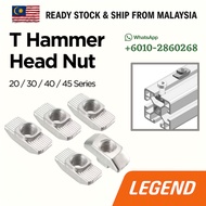 Rhombus T Slot Nut / Hammer Head Nut / T Nut Skru Nut T型螺母 for 2020 3030 4040 4545 Aluminium Profile