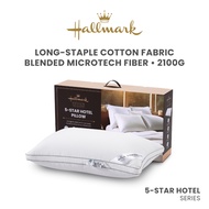 Hallmark 5-Star Hotel Pillow & Bolster | Medium 1700g TENCEL™ / Firm 2100g Cotton | Premium Hotel-Gr