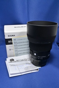 新淨 行貨長保(2026-xx) Sigma 85mm F1.4 DG DN for sony 二代無反版本 輕巧設計 人像人一流 大光圈鏡頭 A7 A7R A7C A9 A1