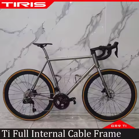 TIRIS-CR6 Gravel Integrated Full Internal Cable Routing Frame, Gravel Bike Frameset, Cyclocross Cycl