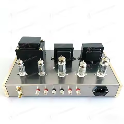Audio 6n2 6p1 Vacuum Tube Amplifier Kit DIY Hifi Class A Audio Amplifier Vu Meter Bluetooth 5.0 Usb 