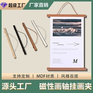 Creative Multifunctional Magnetic Wall-Hanging Picture Clip ins Solid Wood Wall-Hanging Picture Scro