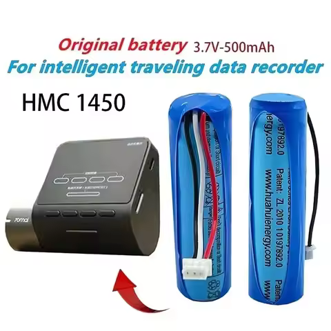 PURFIELD HMC1450 70mai Original Battery 3.7V 500mAh Lithium Battery Dash Cam Pro Car Video Recorder 