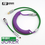 現貨FBB視物所IQUNIX小丑joker主題F96客制化機械鍵盤數據線編織