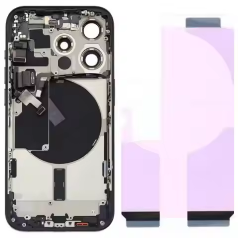 Best Ori Back Cover Full Housing For iPhone 11 12 13 15 14 Pro Max With NFC Wireless charging Coil+C