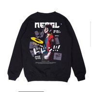 Original nine angel one piece men's crewneck sweater