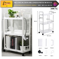 3-tier Trolley Rack With Wheels/Kitchen Shelf Bathroom Shelf G936