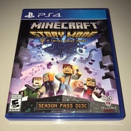 [PS4] Minecraft Story Mode A Telltale Games Series (Region All/ English) BD Cassette PS 4 CD Games P