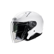 HJC HELMETS (HJC Helmets) Motorcycle Helmet Jet Open Face with Built-in Sun Visor, Ventilation, Deta
