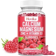 Calcium Magnesium Zinc Gummies with Potassium Vitamin C, B6, D3, K2 - Calcium for Women & Men - Calc