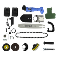 เครื่องเจียรใช้แบต หินเจียร ลูกหมูไร้สาย ใช้แบต Promate เครื่องเจียรแบต 199V มาพร้อมหัวบาร์โซ่11.5นิ