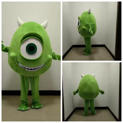 Disney Potdemiel Monsters University Mike Wazowski Cartoon Character Mascot Advertising Costume Fanc