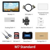 SHIMBOL M7 Memory 7 Pro 7 "จอมอนิเตอร์สำหรับบันทึกวิดีโอ2200nit หน้าจอสัมผัส HDMI จอแสดงผล HD เต็ม/S