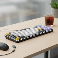 Attack Shark X820 Ultra 75% Tri-Mode RGB Gasket Mechanical Keyboard with Hot-Swap Sockets & Color Di